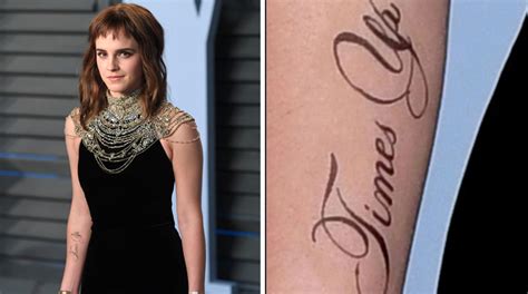 Emma Watson Tattoo Shoulder