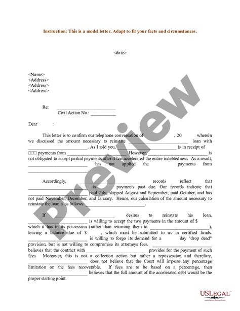 Letter Of Reinstatement Sample With Employment Us Legal Forms