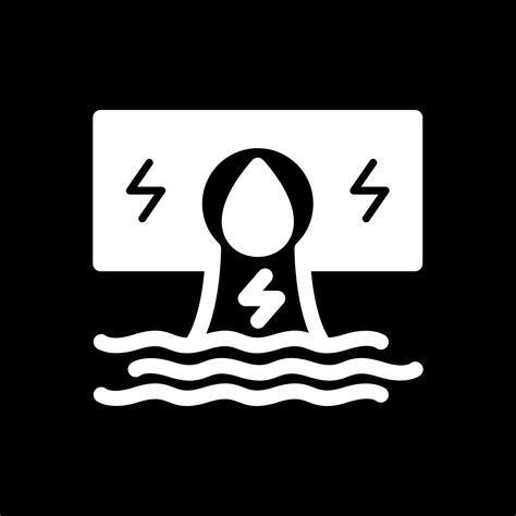 Hydroelectricity Vector Icon Design 20084795 Vector Art At Vecteezy