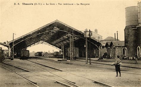 Histoire Locale La Gare De Thouars Saumur Kiosque