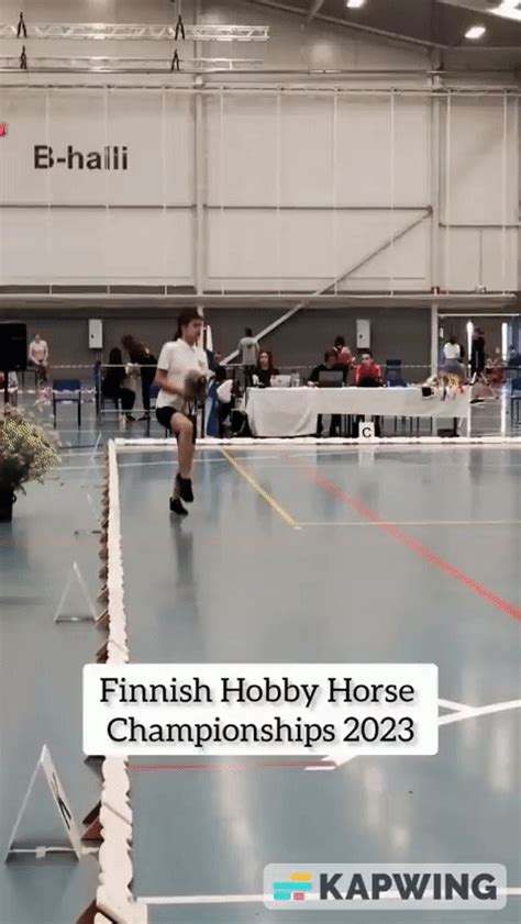 Finnish Hobby Horse Championship 2023 : r/whitepeoplegifs