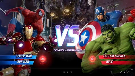 Iron Man Vs Captain America Marvel Vs Capcom Infinite Man Parts Hulk