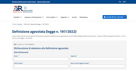 Rottamazione Delle Cartelle 2023 Nella Richiesta Agenzia Delle