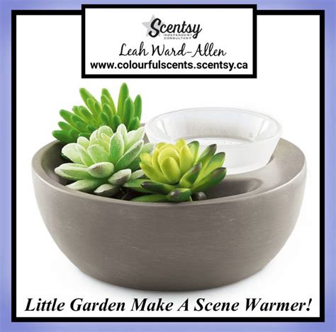 Scentsy Little Garden Make A Scene Warmer Remove The Fake Plants And Stones To Add A New Scene