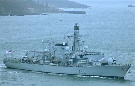 Wallpaper UK, frigate, F82, The Royal Navy, HMS Somerset for mobile and desktop, section оружие ...