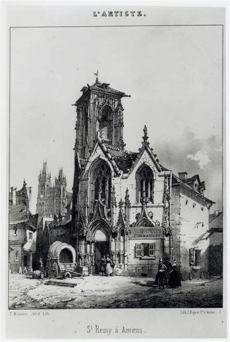 Ancienne Glise Paroissiale Et Cimeti Re Saint Remi D Amiens D Truits