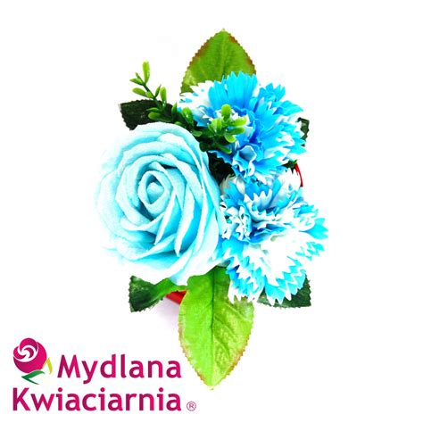 Mydlana Kwiaciarnia Kwiaty Mydlane Bukiet Flower Box PREZENT