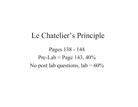 Pdf Le Chateliers Principlegeo Tcu Edu Richards Lab Pdf Le