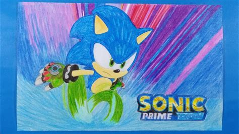 Dibujando A Sonic Bosque Laberinto Poster Sonic Prime Drawing