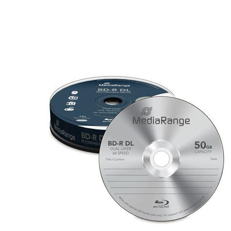 Mediarange Bd R Blu Ray Gb X Dual Layer Spindl Ks It Trade Cz