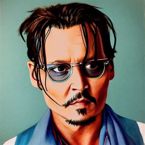 Johnny Depp Self Portrait Stable Diffusion