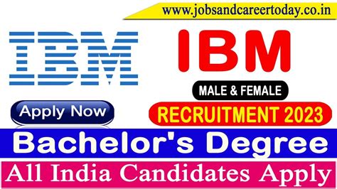 IBM Off Campus Drive 2023 IBM Recruitment 2023 IBM Jobs For