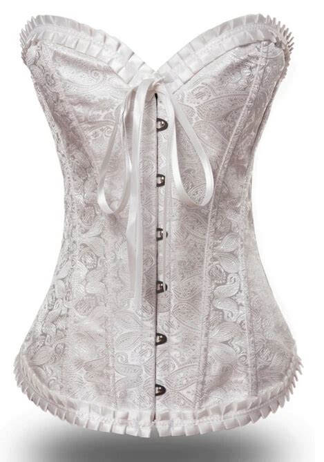 Whole Sale Price Sexy Corset White Corset For Women In Bustiers