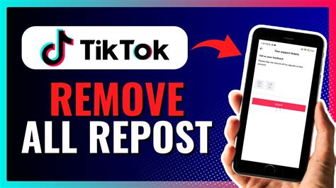 How To Remove All Reposts On Tiktok Youtube