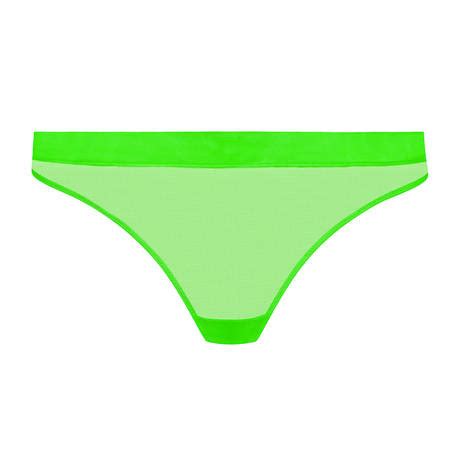 Maison Close ensemble lingerie 2 pièces Corps à Corps Néon Vert Fluo