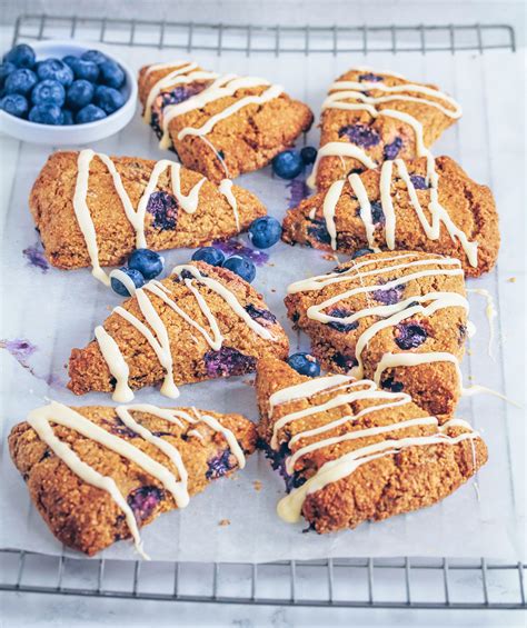 Blueberry Scones Vegan Gluten Free Nadia S Healthy Kitchen