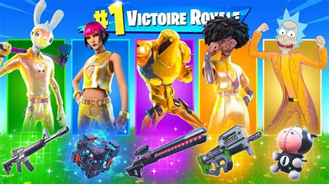 BOSS en OR ALÉATOIRE CHALLENGE Défi FORTNITE Battle Royale YouTube