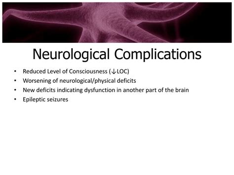 PPT - Medical & Neurological Complications after Stroke PowerPoint Presentation - ID:957527