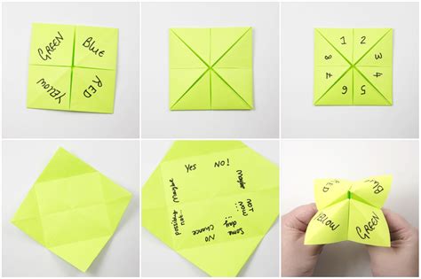 How To Make A Paper Fortune Teller