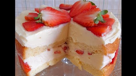 Tort Fraisier Cu Capsuni Si Crema De Vanilie Secretul In Descriere