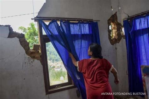 Sebanyak 267 Rumah Warga Terdampak Gempa Magnitudo 6 2 Yang Terjadi Di