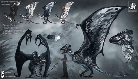 Mountain Wyvern By Demonml On Deviantart