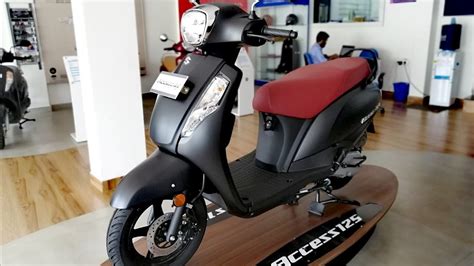 Suzuki Access 125 Special Edition Metallic Matte Black Youtube