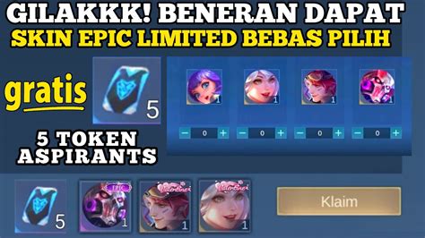 Gilakk Beneran Dapat Skin Limited Gratis Bebas Pilih Token