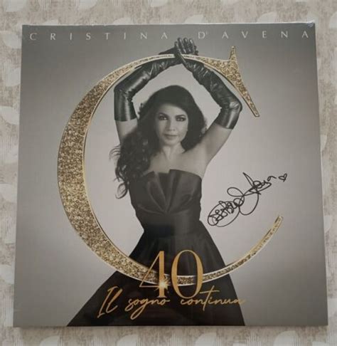 Cristina D Avena Vinile Il Sogno Continua Versione Autografata