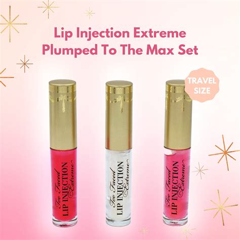 More Discount Too Faced Lip Injection Extreme Lip Plumper Mini Beauty