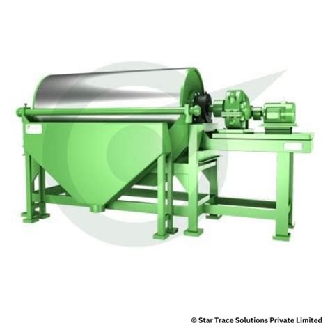 Wet Drum Magnetic Separator Star Trace Solutions Private Limited