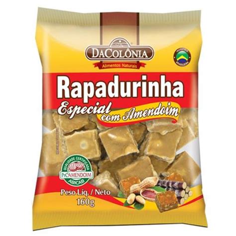 Rapadura Especial Amendoim DaColônia 160g DaColônia