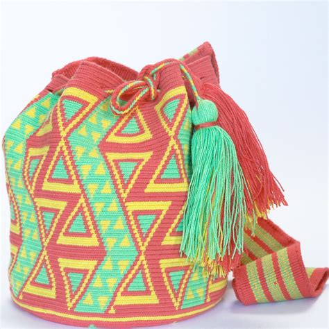 Hermosa Wayuu Mochila Bag Medium Sized Bolsas De Croch Mochila