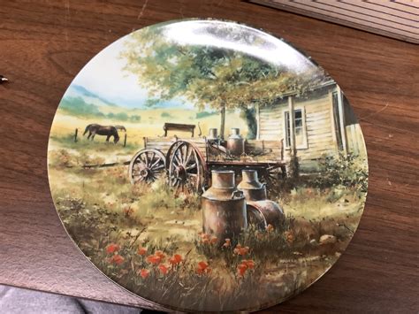 The Bradford Exchange Collectors Plate The Dairy Cans Bradex