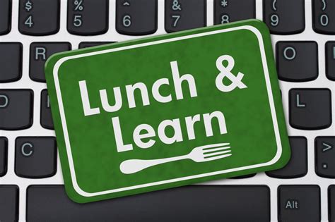 Lunch and Learn Ideas for 2019 - Parent and Professional