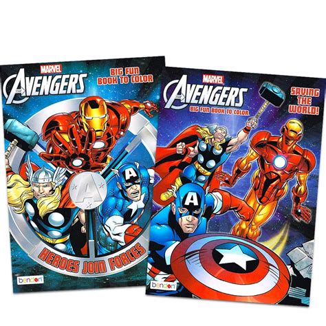 Buy Marvel Mighty Avengers Coloring And Activity Book Set 2 Books