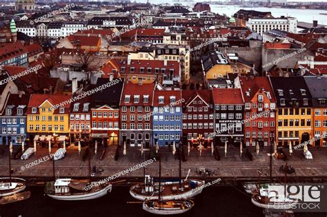 Copenhagen Denmark 07th April 2020 Nyhavn Is A Popular Tourist