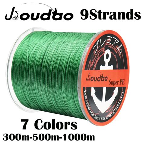 Jioudao 9 Fios Pe Tran Ado Linha De Peixe 300m 500m 1000 Multi Cor