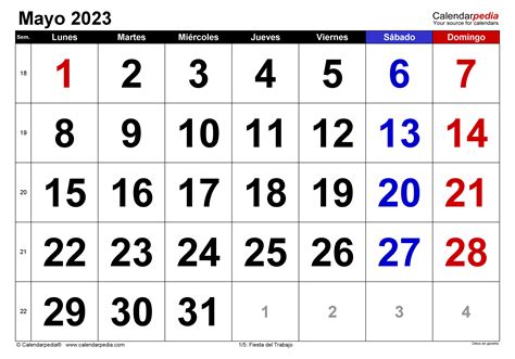 Calendario Mayo Para Imprimir Image To U