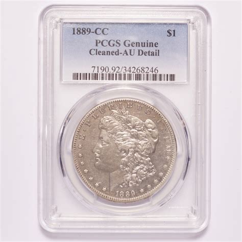 Cc Morgan Silver Dollar Pcgs Au Det Numismax