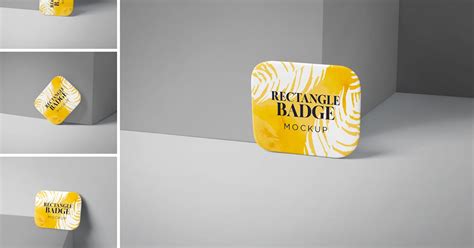 Badge Mockup, Product Mockups ft. mock & up - Envato Elements