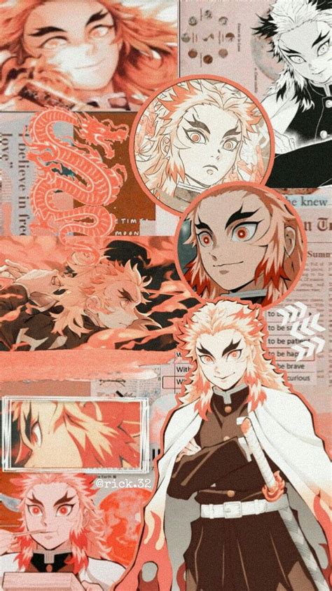 Anime Rengoku Posted By Michelle Mercado Rengoku Aesthetic Hd Phone