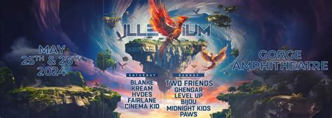 Illenium 2 Day Pass Tickets 25 May 2024 Gorge Amphitheatre