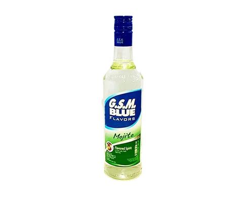 G S M Blue Flavors Mojito Flavored Spirit 700mL