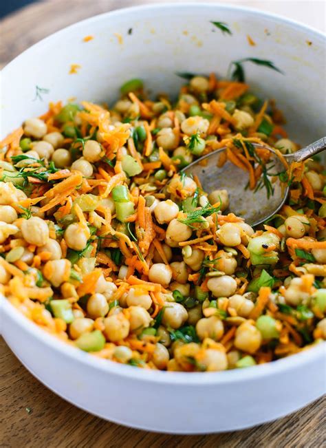 Chickpea Salad With Carrots And Dill Cookie And Kate