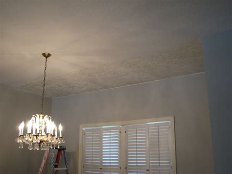 How To Fix Water Damaged Ceiling Texture Shelly Lighting