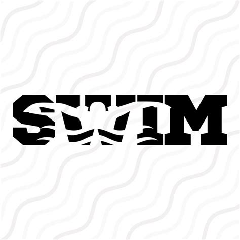 Swim Svg Swimming Svg Swimmer Silhouette Svg Swimmer Svg Cut Table