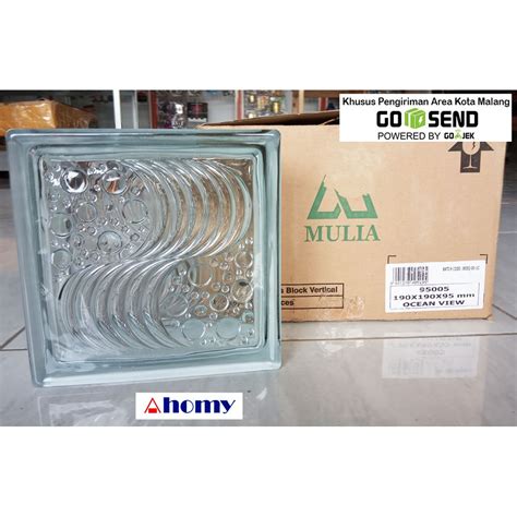 Jual Glass Block Glassblock Ocean View Mulia 6pcs Shopee Indonesia