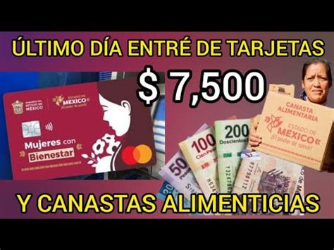 Ltimo D A Entrega De Tarjetas Y Despensas Del Programa Mujeres Con