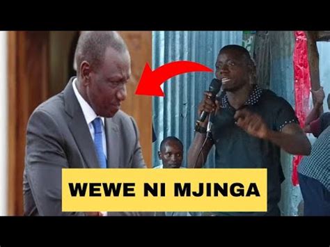 RUTO WEWE NI MJINGA NA NATAKA NIKUELEZE KWA NINI NIMEKUITA IVO BILA